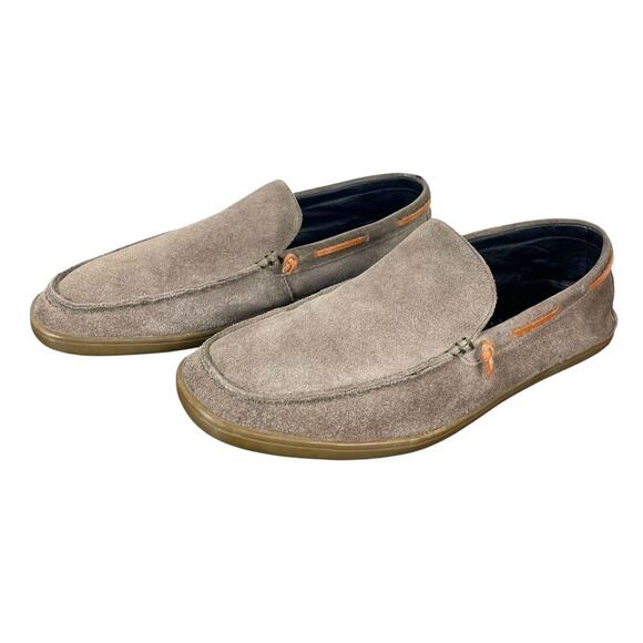Bed Stu Armstrong Suede Loafers Taupe Men’s 8.5 Casual Comfort Lightweight - Picture 6 of 10